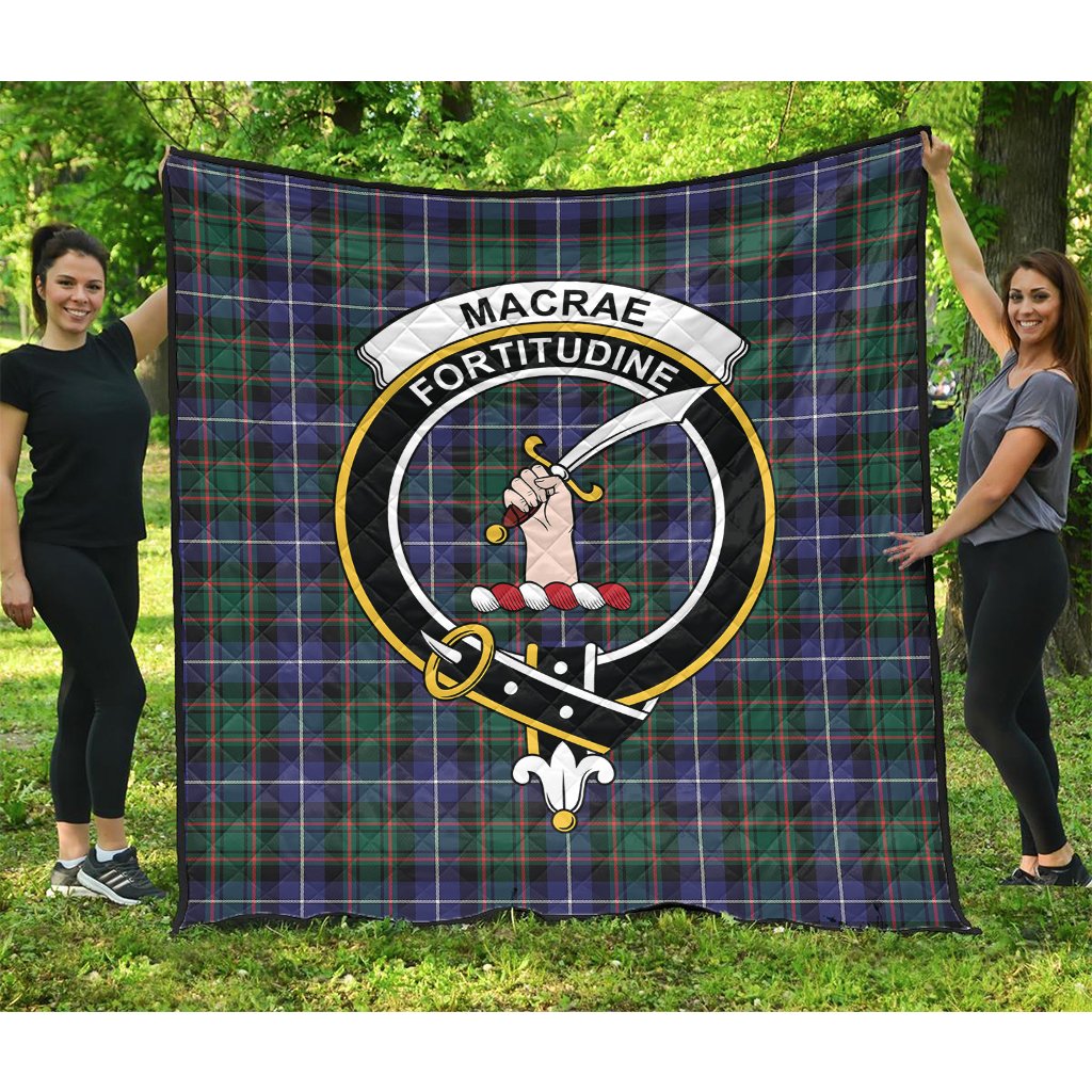 MacRae Hunting Modern Tartan Quilt