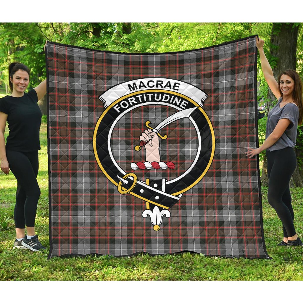 MacRae Hunting Weathered Tartan Quilt