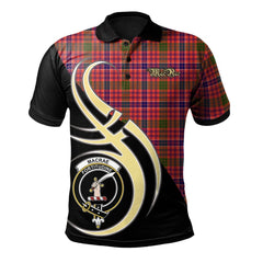 MacRae Modern Tartan Polo Shirt - Believe In Me Style