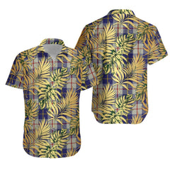MacRae of Conchra 03 Tartan Vintage Leaves Hawaiian Shirt