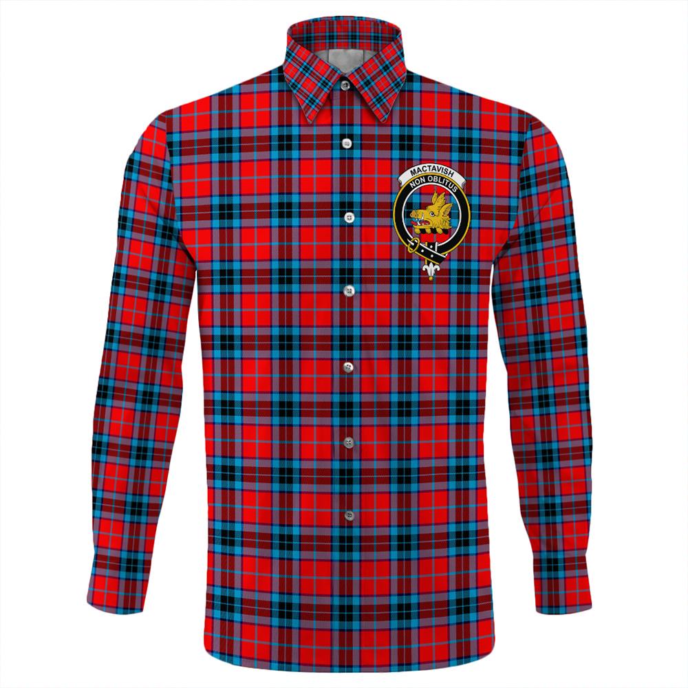 MacTavish Modern Tartan Long Sleeve Button Shirt