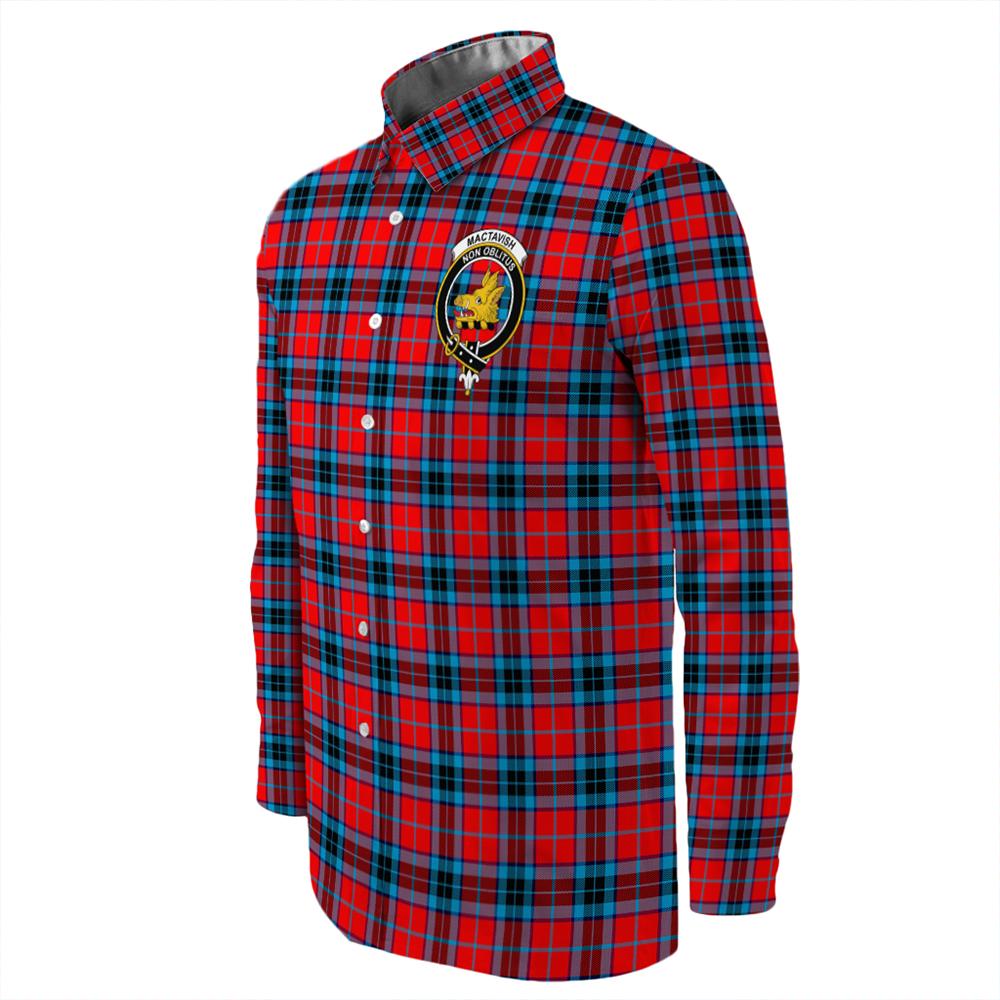 MacTavish Modern Tartan Long Sleeve Button Shirt