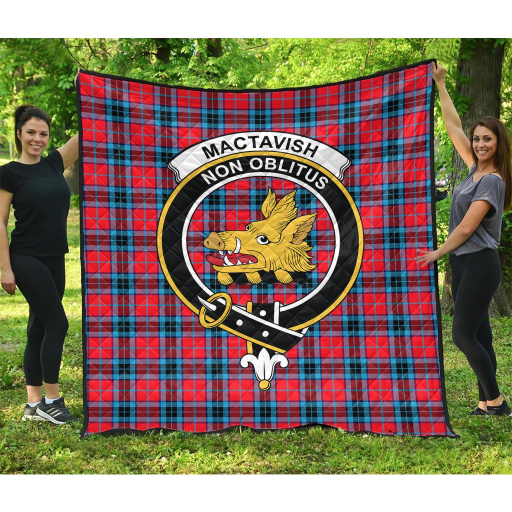 MacTavish Modern Tartan Quilt