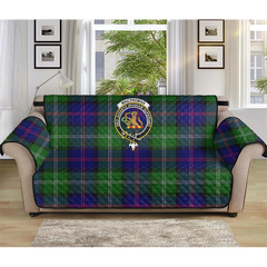 MacThomas Modern Tartan Crest Sofa Protector