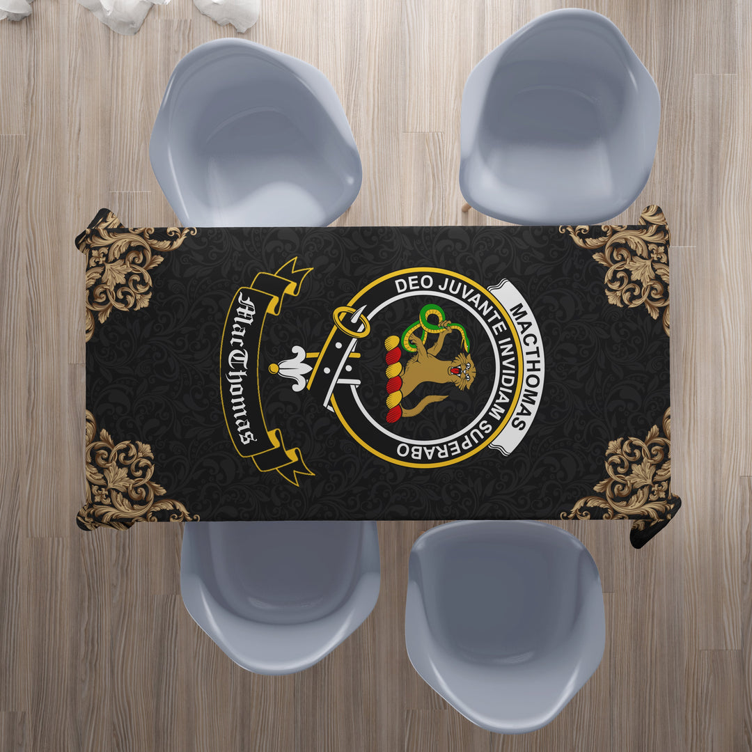 MacThomas Crest Tablecloth - Black Style