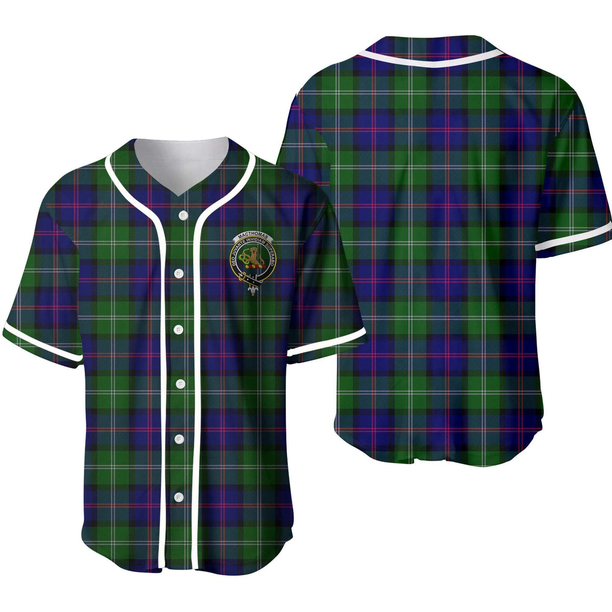 MacThomas Tartan Unisex Baseball Jersey