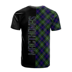MacThomas Modern Tartan T-Shirt Half of Me - Cross Style