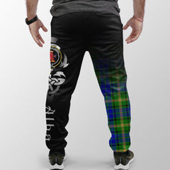 Maitland Tartan Crest Jogger Sweatpants - Alba Celtic Style