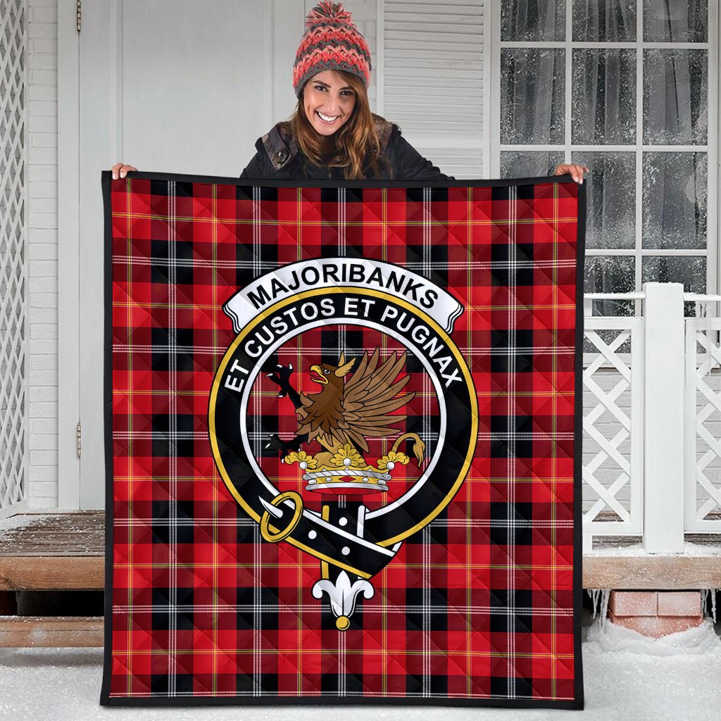 Majoribanks Tartan Crest Quilt