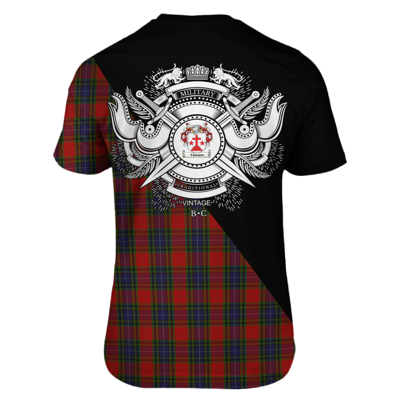 Manson Tartan - Military T-Shirt