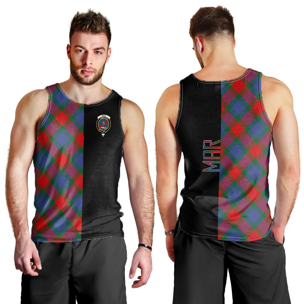 Mar Tartan Crest Men's Tank Top - Cross Style