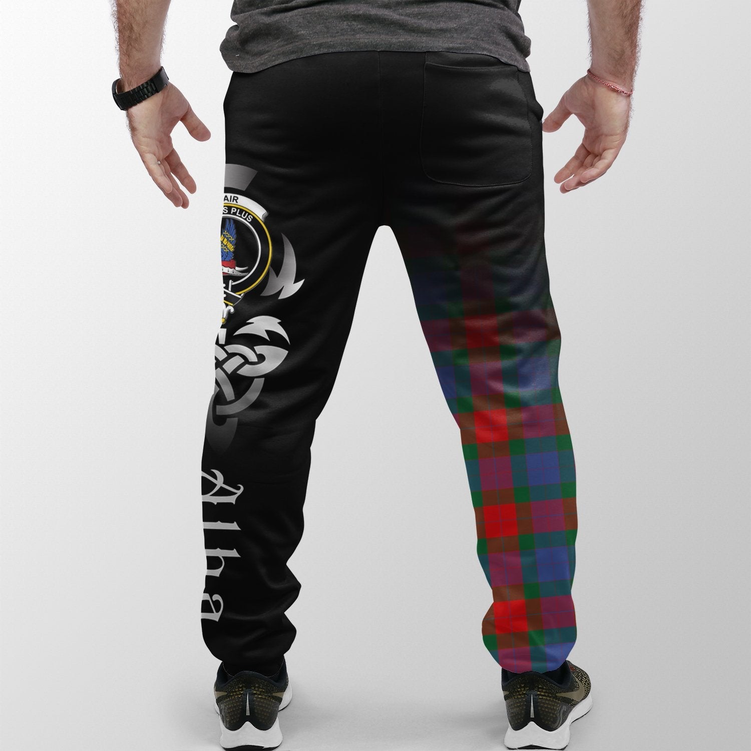 Mar Tartan Crest Jogger Sweatpants - Alba Celtic Style