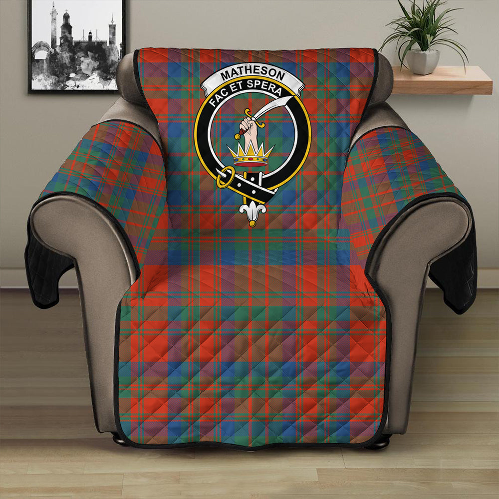 Matheson Ancient Tartan Crest Sofa Protector