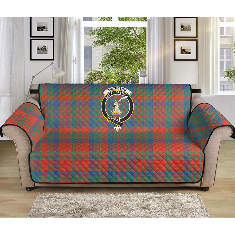 Matheson Ancient Tartan Crest Sofa Protector