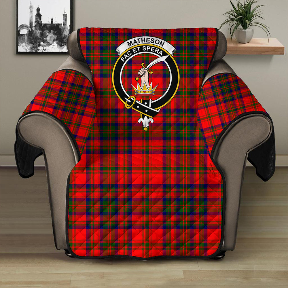 Matheson Modern Tartan Crest Sofa Protector