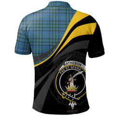 Matheson Hunting Ancient Tartan Polo Shirt - Royal Coat Of Arms Style