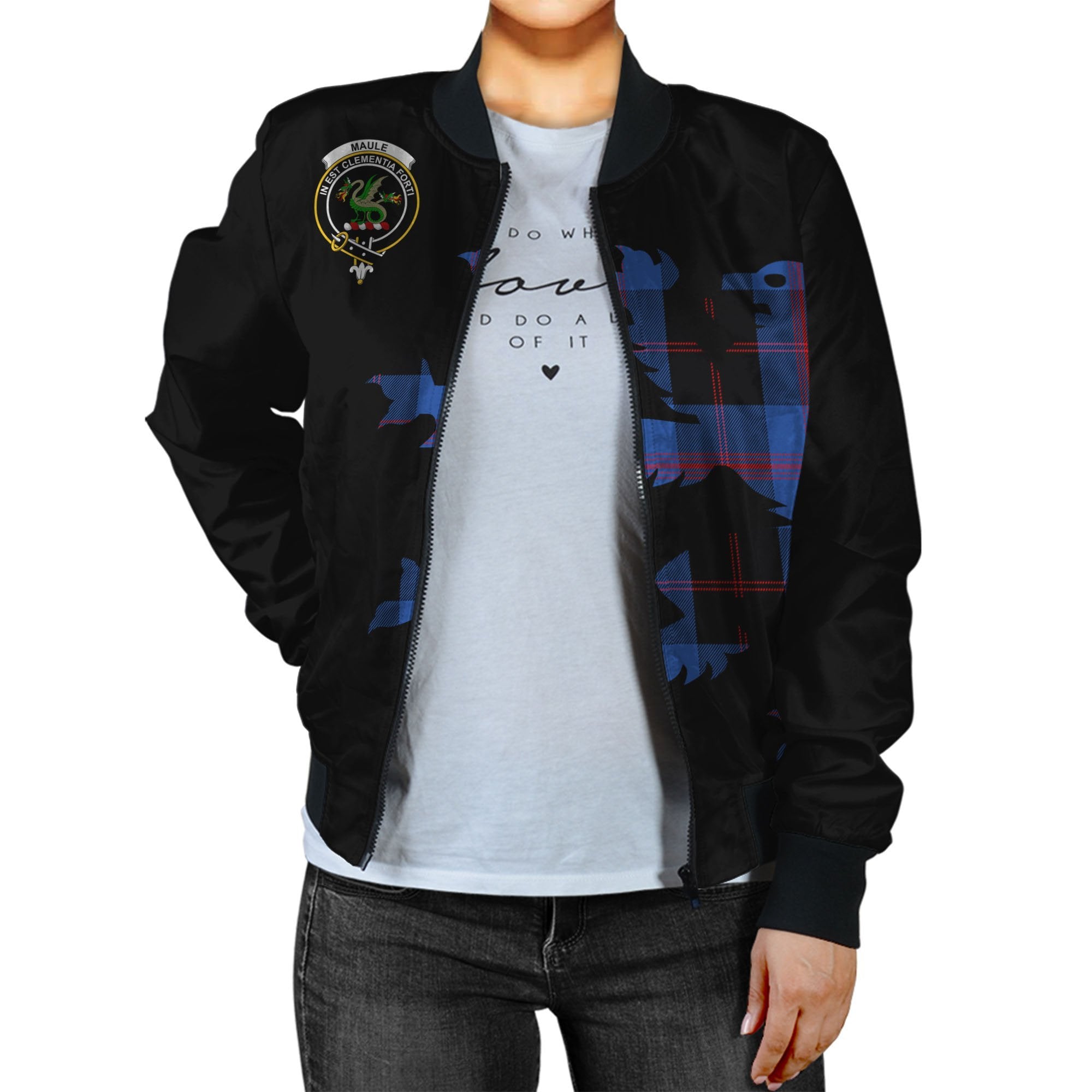 Maule Tartan Bomber Jacket Lion & Thistle