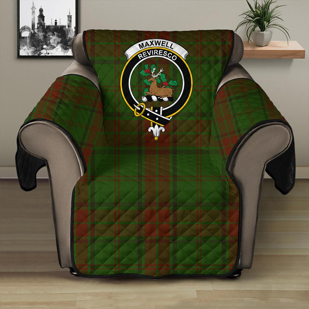 Maxwell Hunting Tartan Crest Sofa Protector