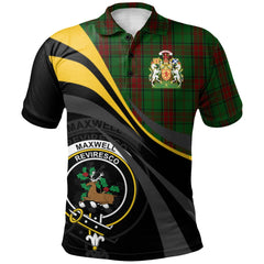 Maxwell Hunting Tartan Polo Shirt - Royal Coat Of Arms Style