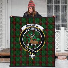 Maxwell Hunting Tartan Crest Quilt