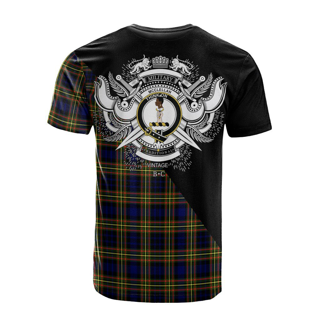 McClellan Modern Tartan - Military T-Shirt