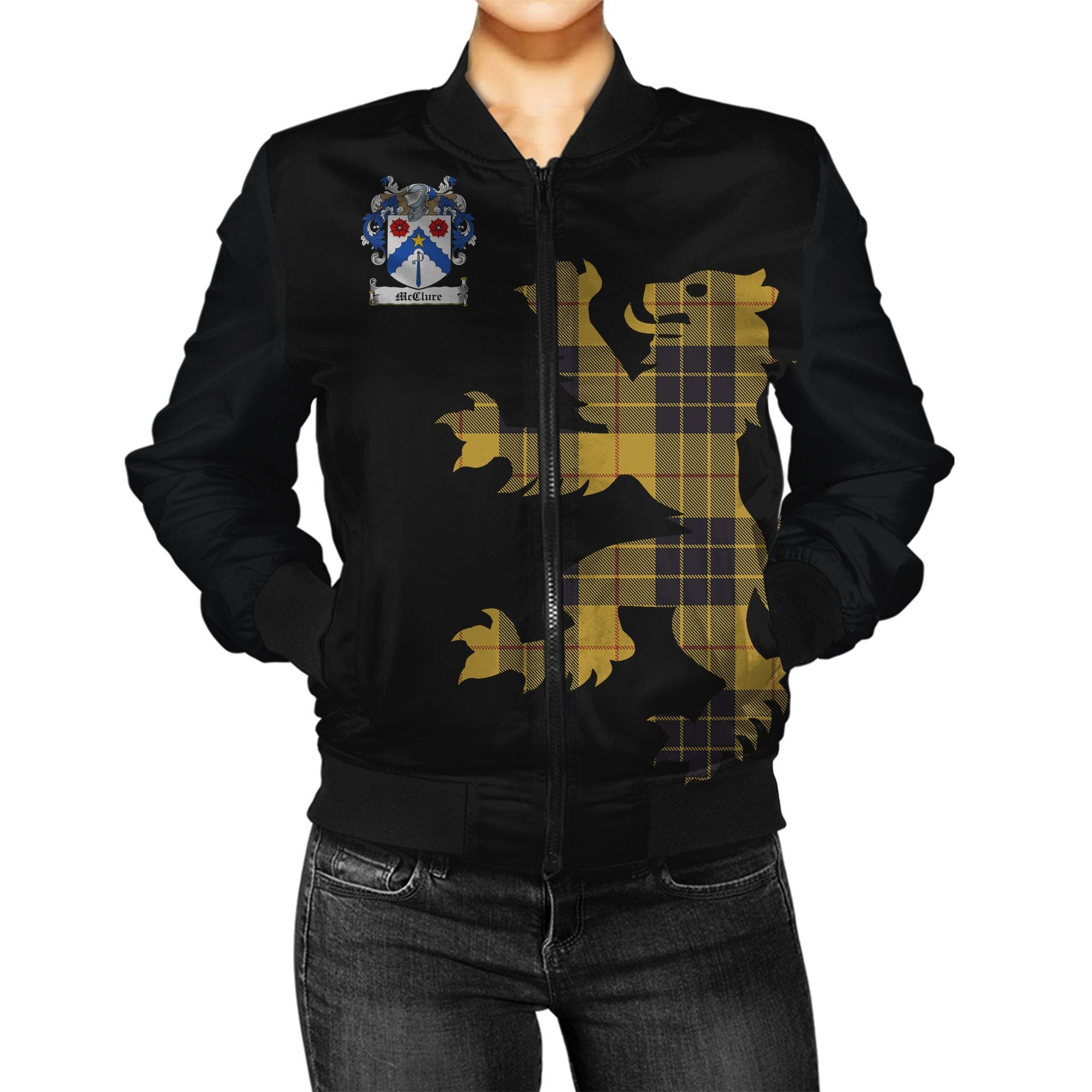 McClure Tartan Bomber Jacket Lion & Thistle