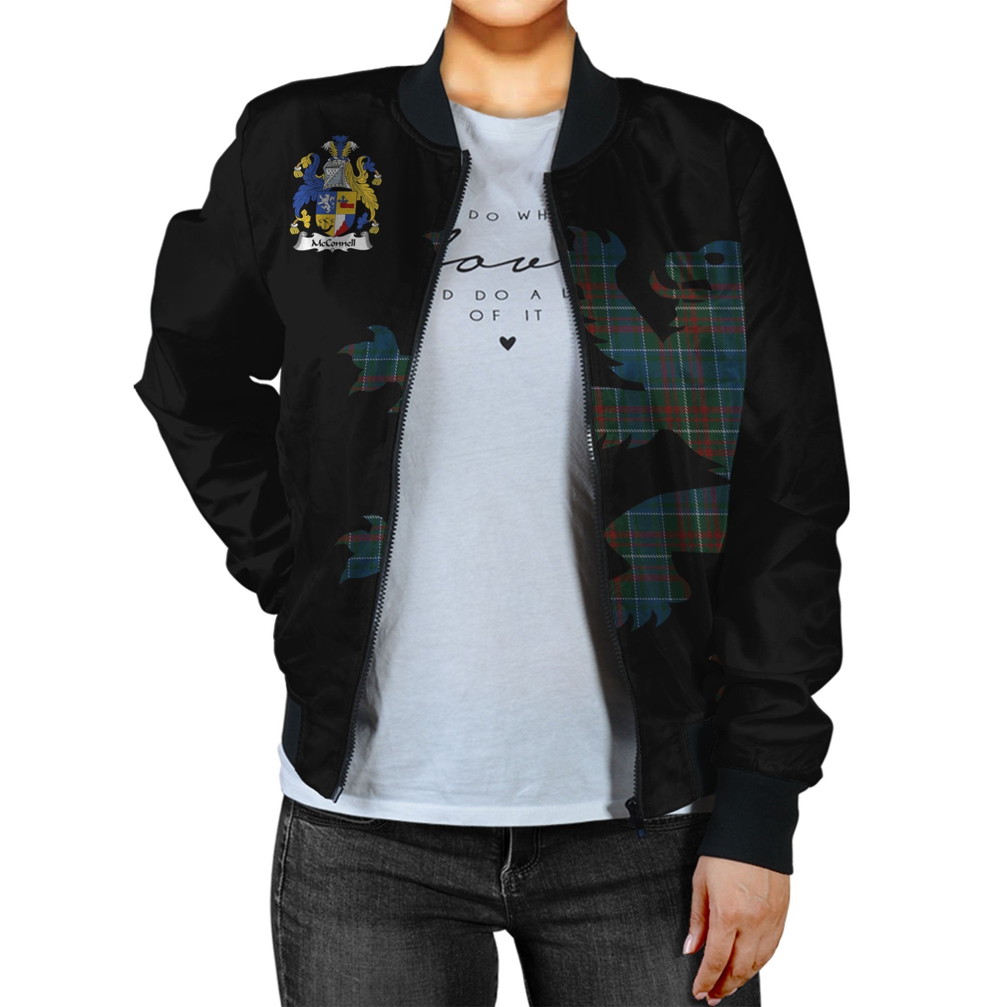 McConnell Tartan Bomber Jacket Lion & Thistle