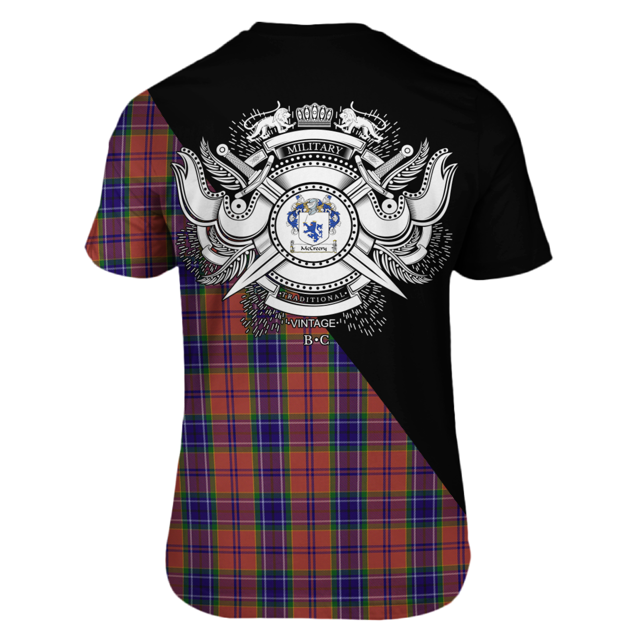 McCreery Tartan - Military T-Shirt