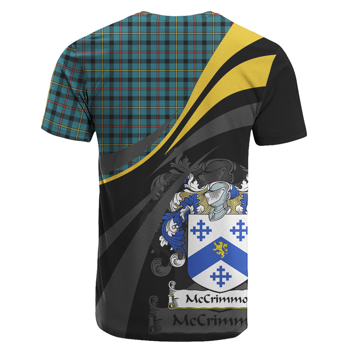 McCrimmon Ancient Tartan T-Shirt - Royal Coat Of Arms Style