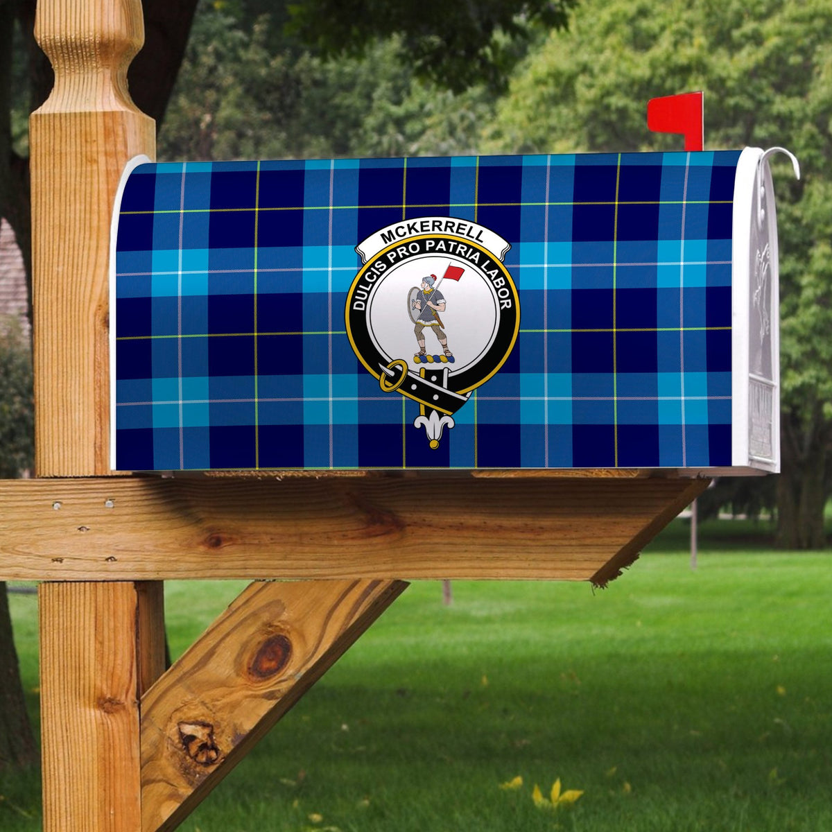 McKerrell Tartan Crest Mailbox