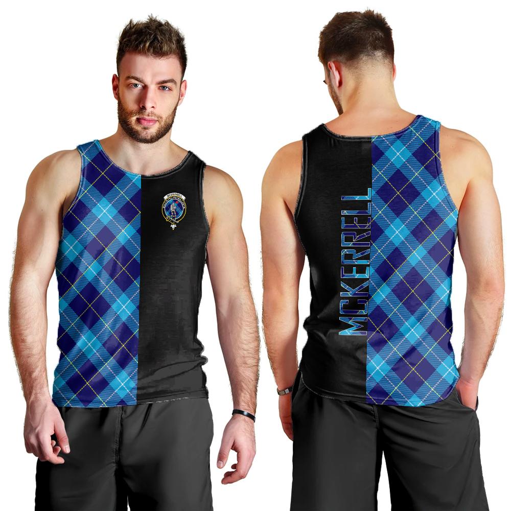 McKerrell Tartan Crest Men's Tank Top - Cross Style