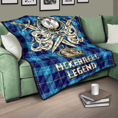 McKerrell Tartan Crest Legend Gold Royal Premium Quilt