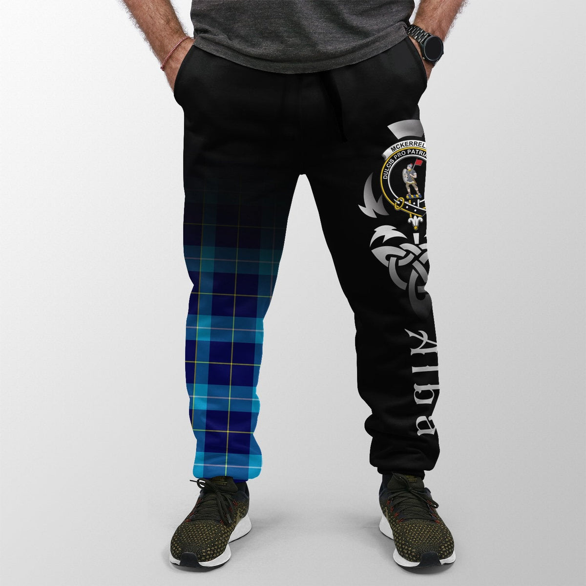 McKerrell Tartan Crest Jogger Sweatpants - Alba Celtic Style