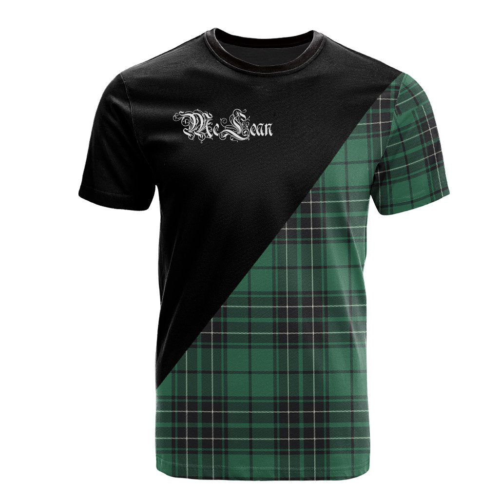 McLean Hunting Ancient Tartan - Military T-Shirt