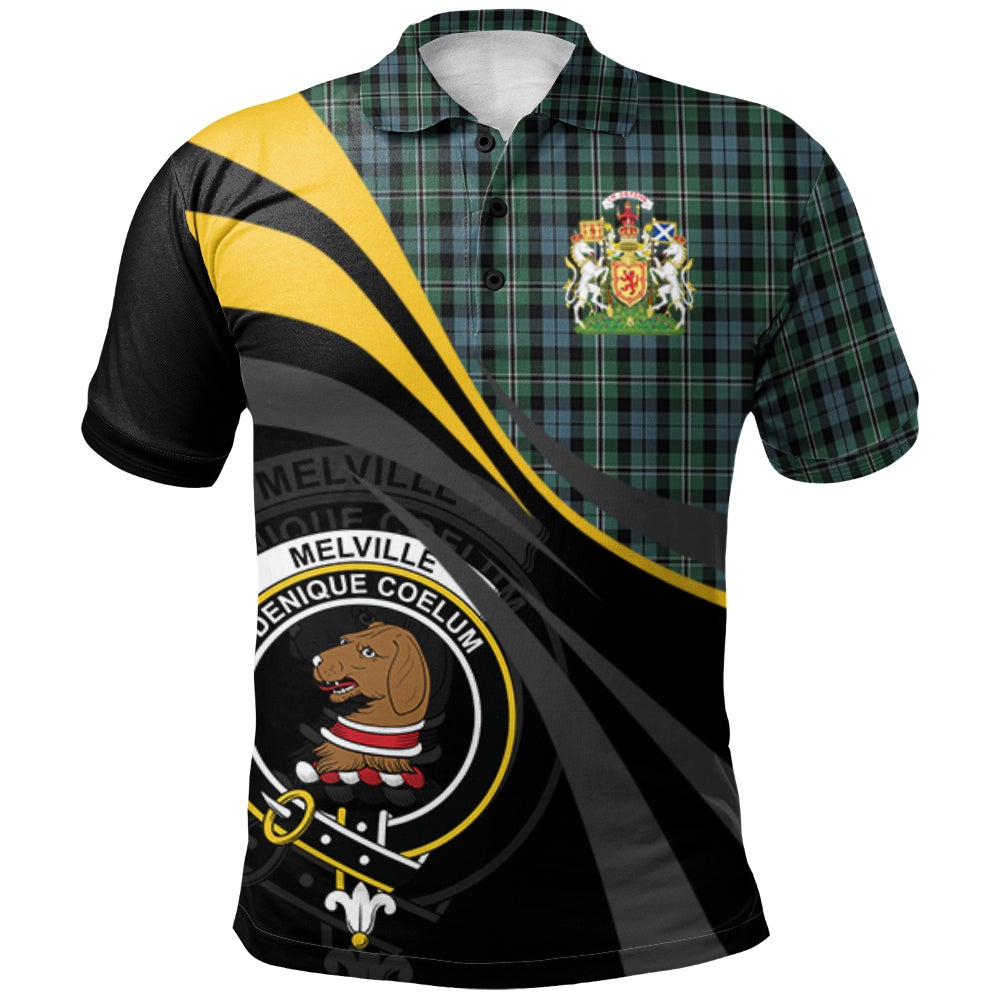Melville 01 Tartan Polo Shirt - Royal Coat Of Arms Style