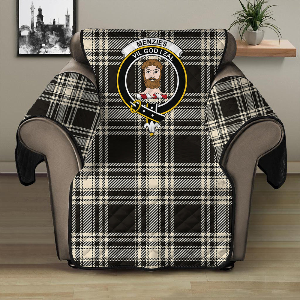 Menzies Black & White Ancient Tartan Crest Sofa Protector