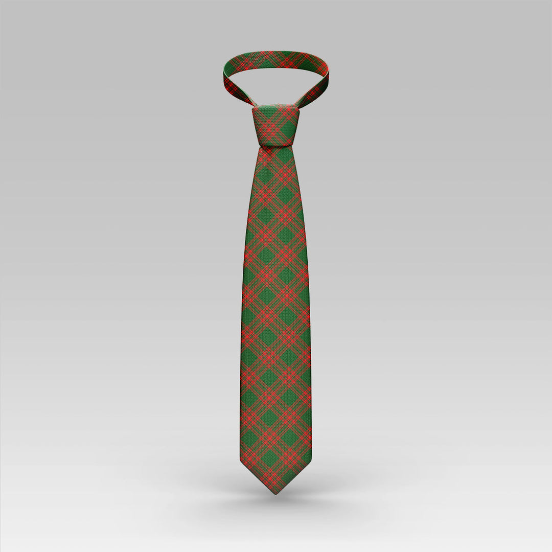 Menzies Green Modern Tartan Classic Tie