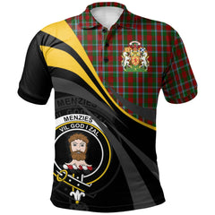Menzies 01 Tartan Polo Shirt - Royal Coat Of Arms Style