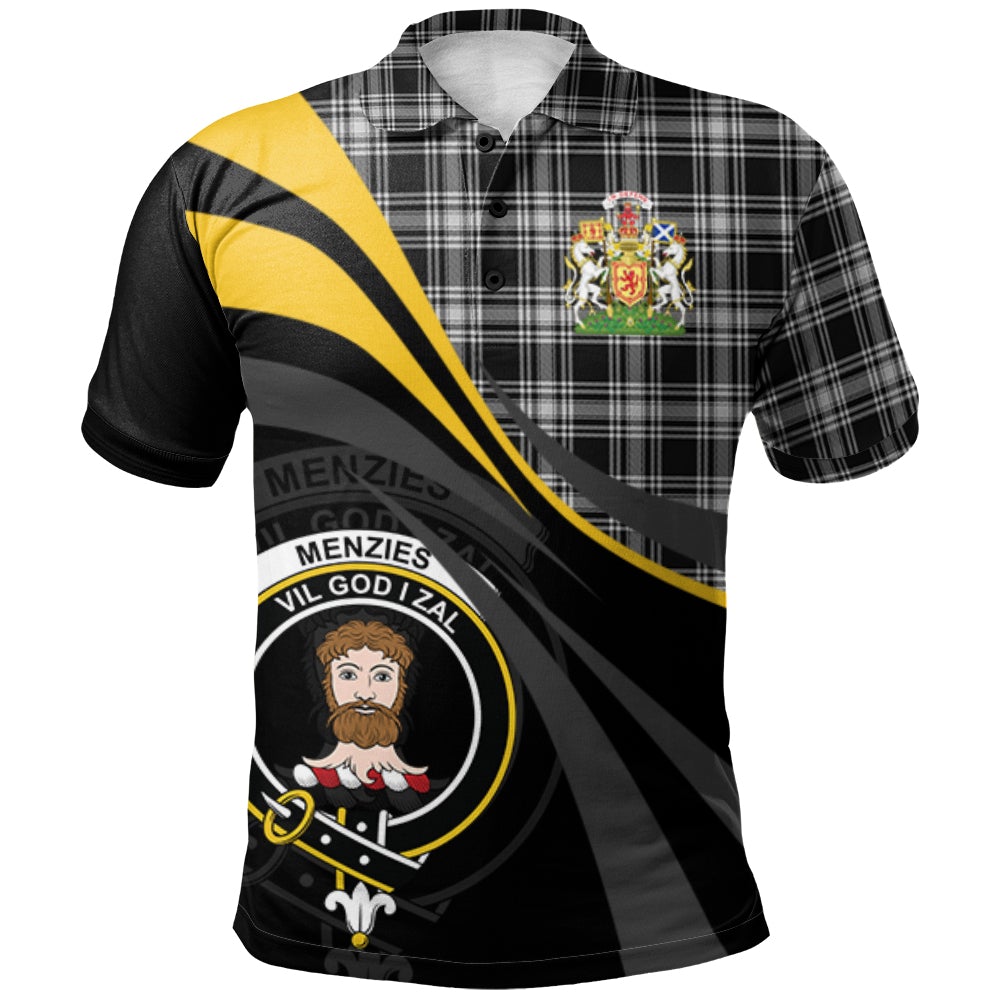 Menzies 03 Tartan Polo Shirt - Royal Coat Of Arms Style