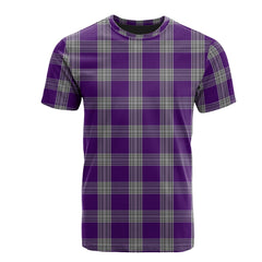 Menzies Mauve and White Tartan T-Shirt