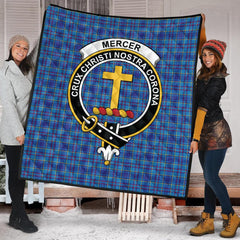 Mercer Modern Tartan Crest Quilt