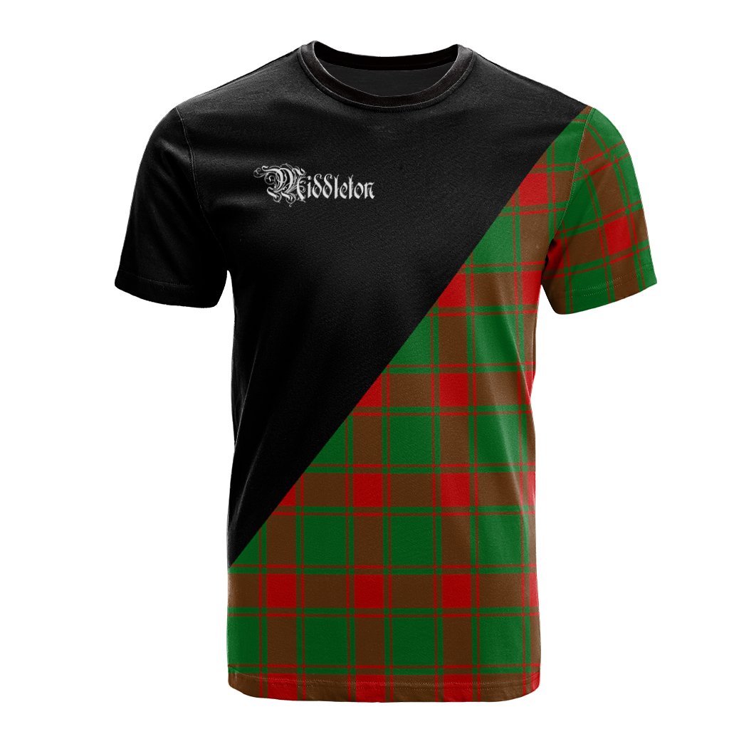 Middleton Modern Tartan - Military T-Shirt