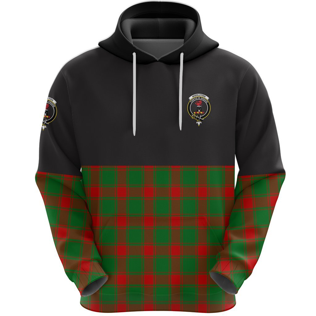 Middleton Modern Clan Half Of Tartan Hoodie