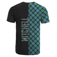 Mitchell Ancient Tartan T-Shirt Half of Me - Cross Style