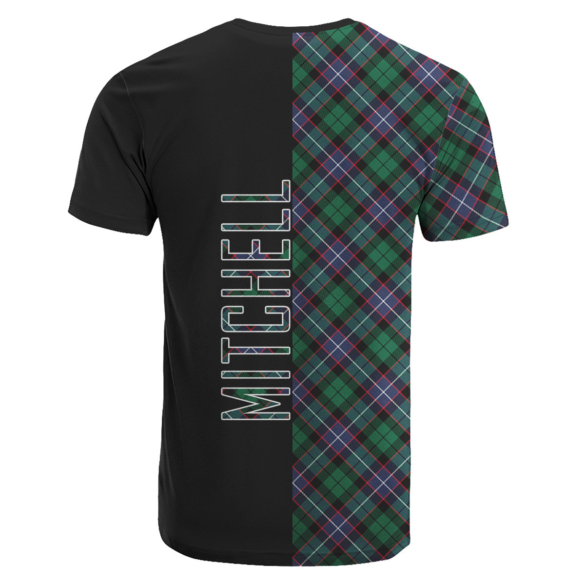 Mitchell Modern Tartan T-Shirt Half of Me - Cross Style