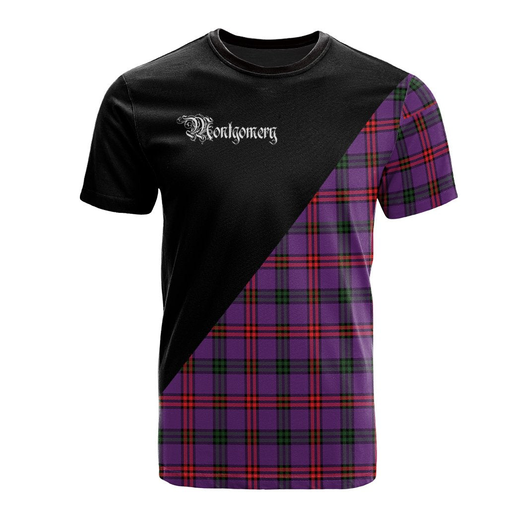 Montgomery Modern Tartan - Military T-Shirt