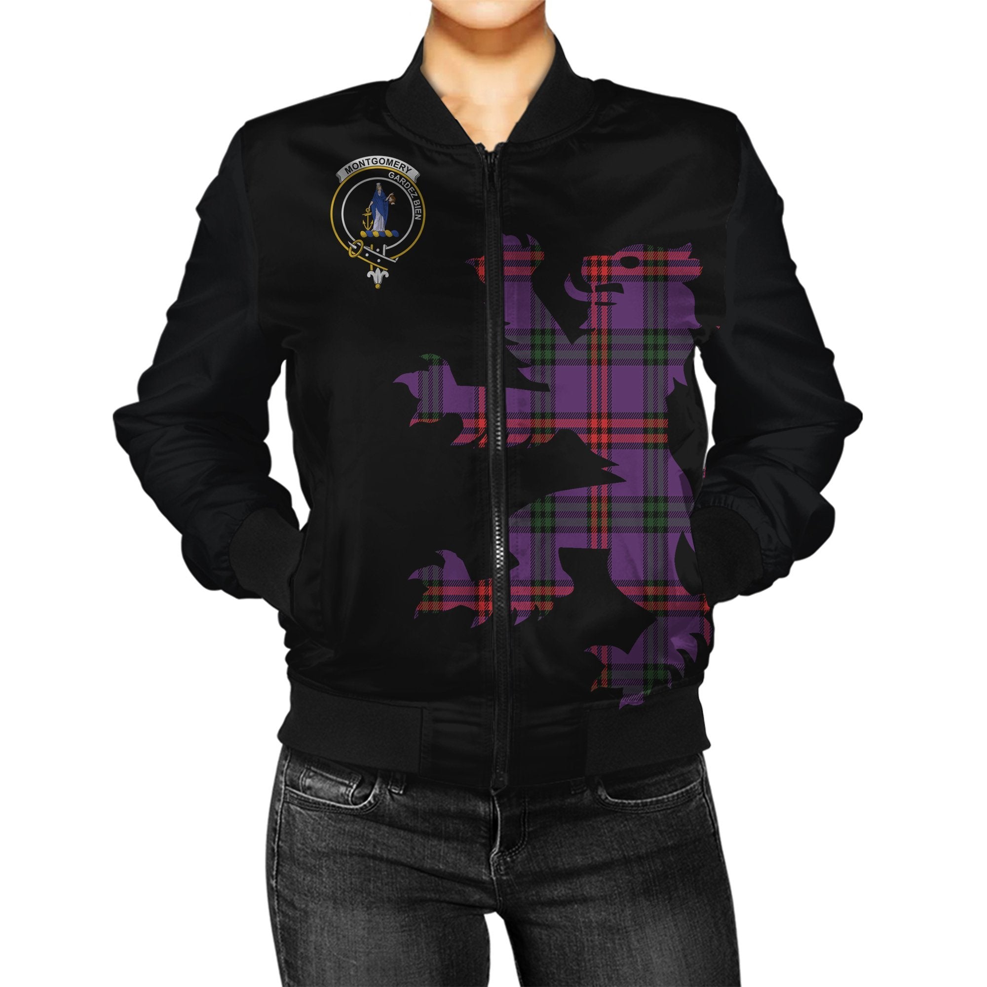 Montgomery Tartan Bomber Jacket Lion & Thistle