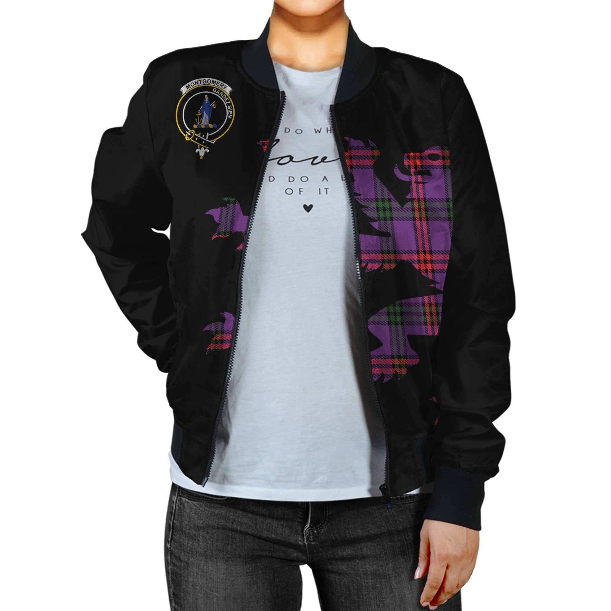 Montgomery Tartan Bomber Jacket Lion & Thistle