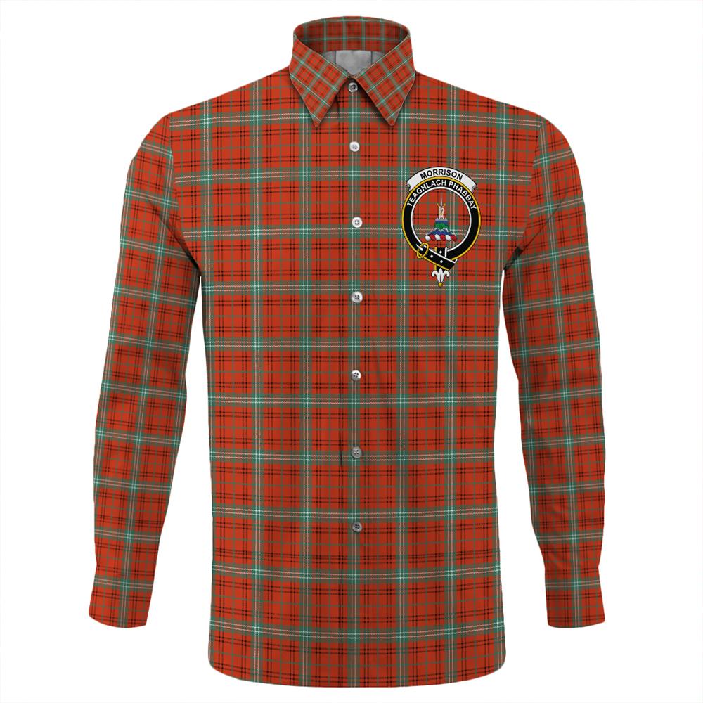 Morrison Red Ancient Tartan Long Sleeve Button Shirt