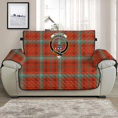 Morrison Red Ancient Tartan Crest Sofa Protector